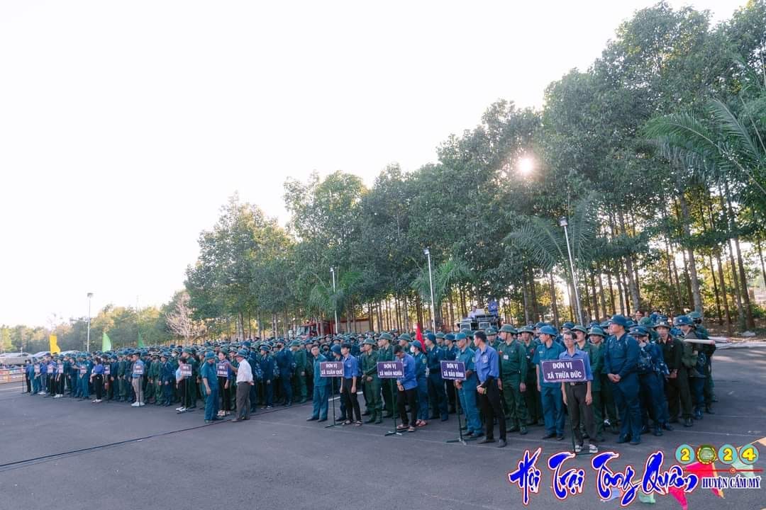 Huyện Cẩm Mỹ: Tổ chức Hội Trại Tòng Quân và Lễ Giao Nhận Quân Năm 2024